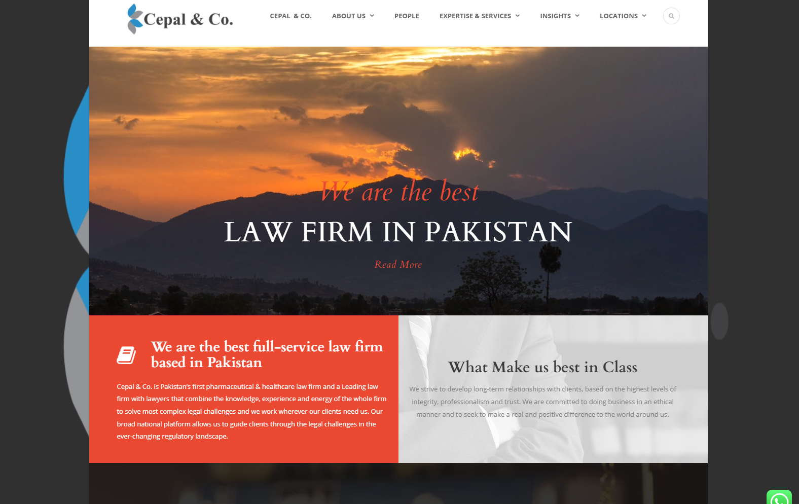Cepal & Co. — Full-Service Law Firm Website
